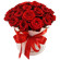 красные розы в шляпной коробке. Камбоджа